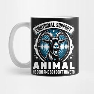 Pint-sized Paws Parade Goat Whispers, Tee Triumph Extravaganza Mug